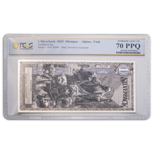 Load image into Gallery viewer, 1 Hades Standard Silverback Silver Note (Graded 70 PPQ) - Limited Edition
