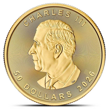 Load image into Gallery viewer, 2026 1 Oz Canadian Gold Maple Leaf
