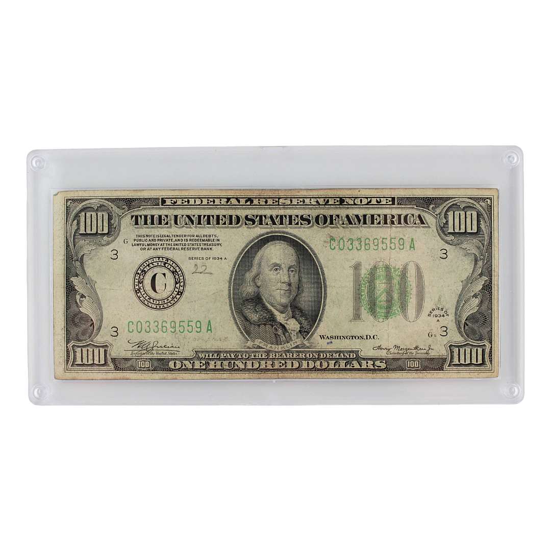 $100 Federal Reserve Note – Series 1934 A (PSV 35)