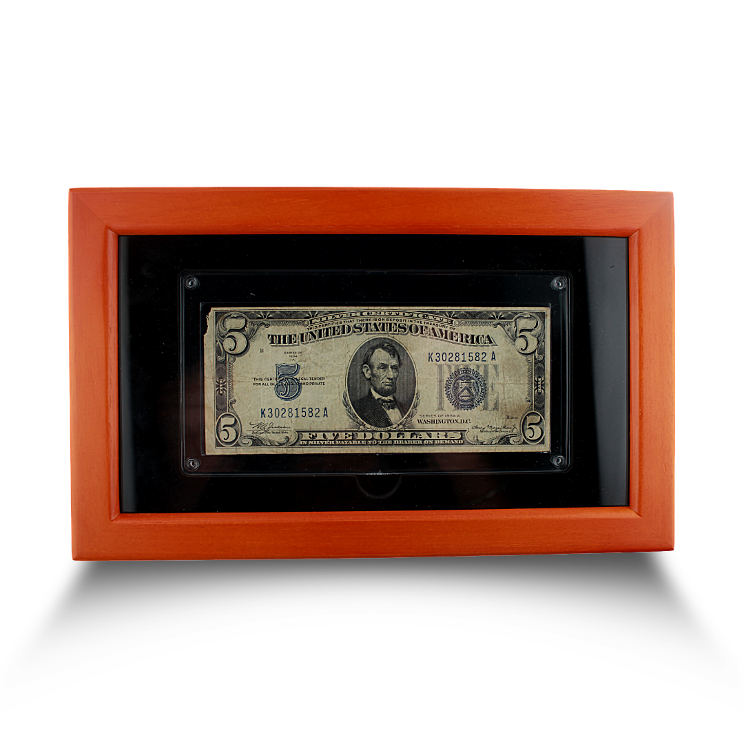 1934 $5 Silver Certificate — Blue Seal | Abraham Lincoln | Julian-Morgenthau Signatures (PSV 20)