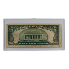 Load image into Gallery viewer, 1934 $5 Silver Certificate — Blue Seal | Abraham Lincoln | Julian-Morgenthau Signatures (PSV 20)
