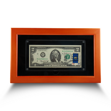 Load image into Gallery viewer, $2 U.S. Note - Series of 1976 with FDI Green Seal with South Dakota Bicentennial Stamp (PSV 25)

