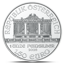 Load image into Gallery viewer, 2026 1 Oz Austrian Silver Philharmonic
