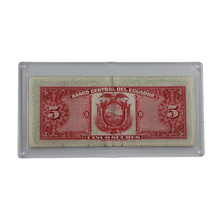 Load image into Gallery viewer, Ecuador 5 Sucres Banknote - Series 1970 - Antonio José de Sucre Banco Central (PSV 20)
