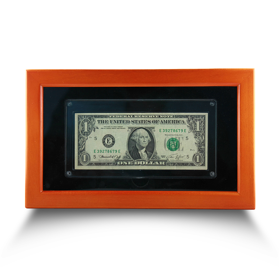 $1 U.S. Note - Series 1974 miscut (PSV 10)