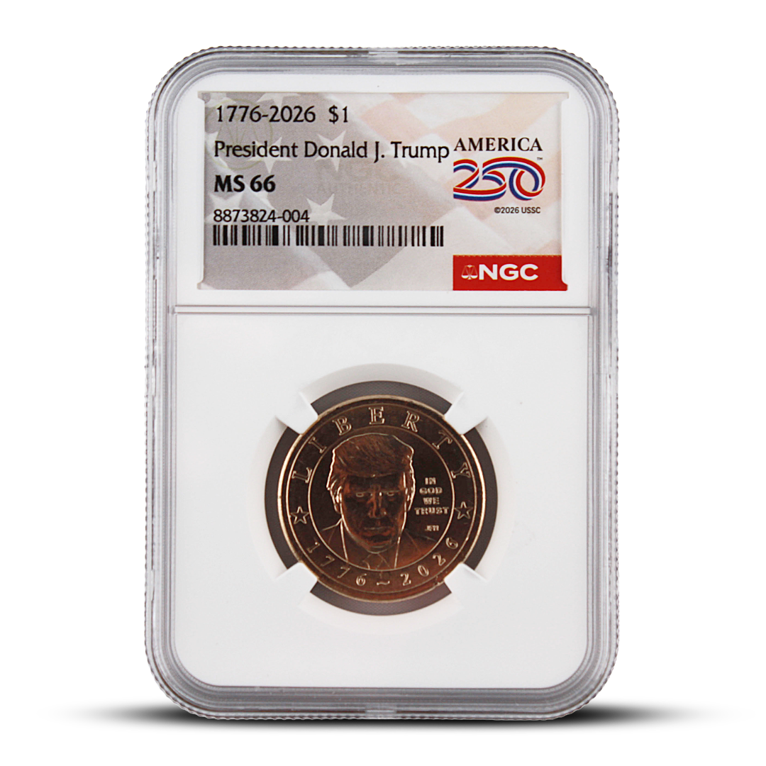 2026 President Donald J. Trump America 250 $1 Coin – NGC MS66 (PSV 75)