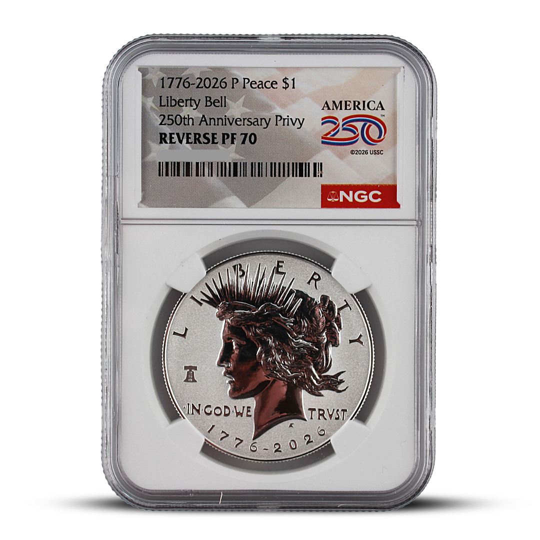 1776-2026-P Peace Dollar NGC Reverse Proof 70 – America 250 Liberty Bell Privy (PSV 50)
