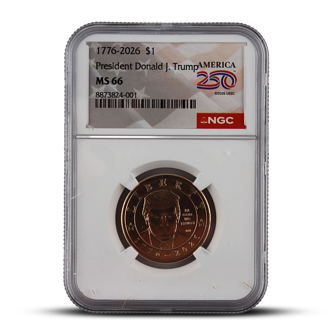 2026 President Donald J. Trump America 250 $1 Coin – NGC MS66 (PSV 75)