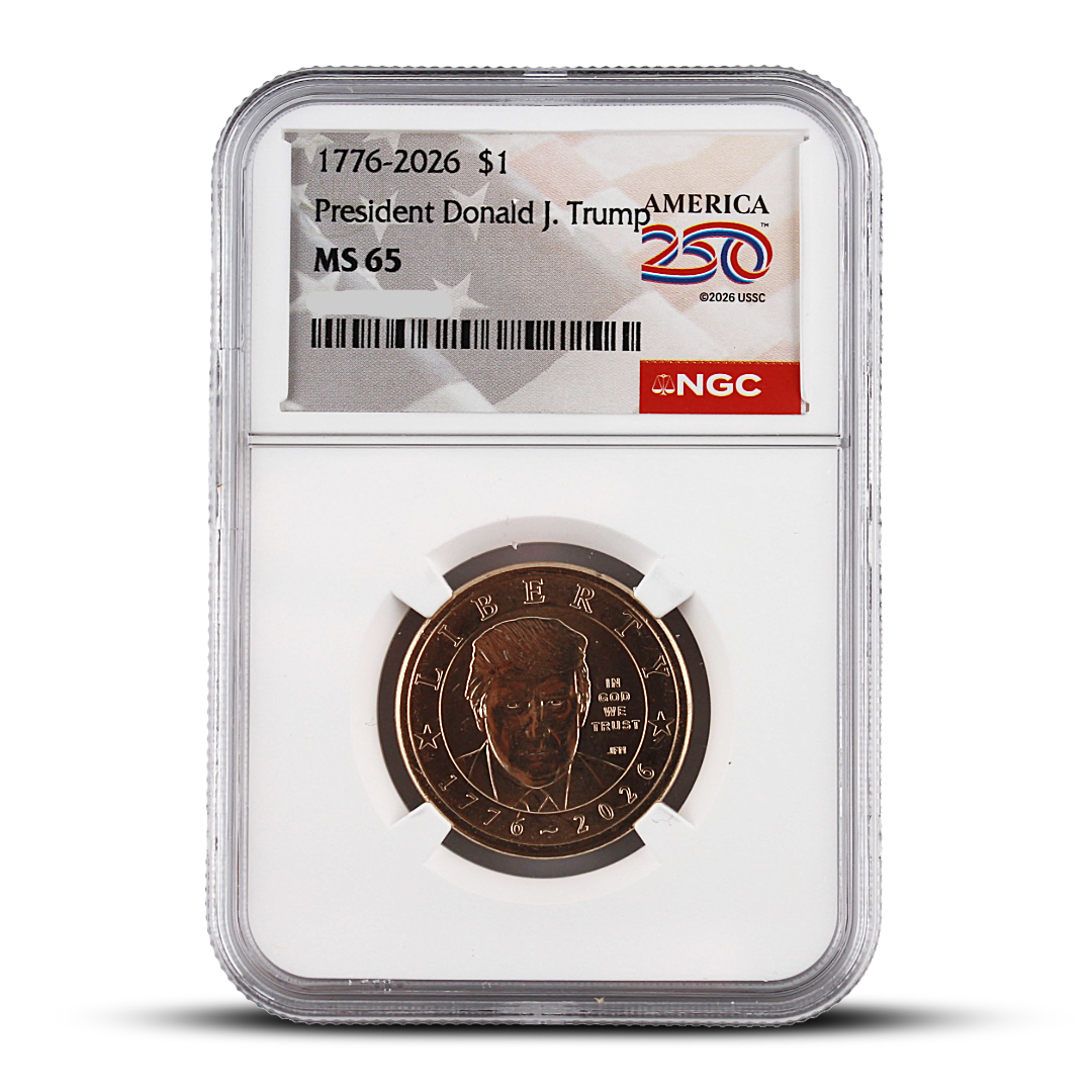 2026 President Donald J. Trump America 250 $1 Coin – NGC MS65 (PSV 50)