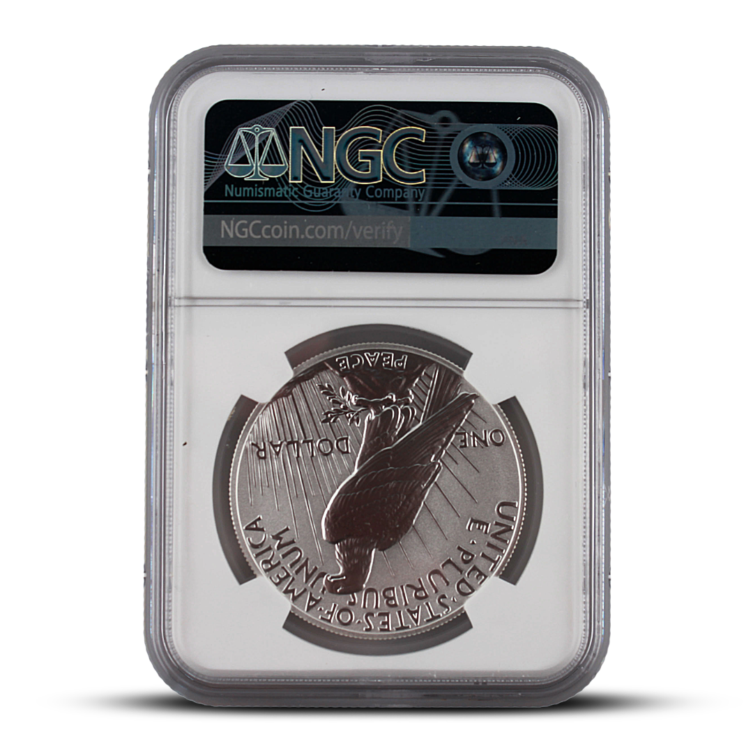 1776-2026(W) Peace Dollar NGC MS70 Enhanced Finish – America 250 Liberty Bell Privy (PSV 50)