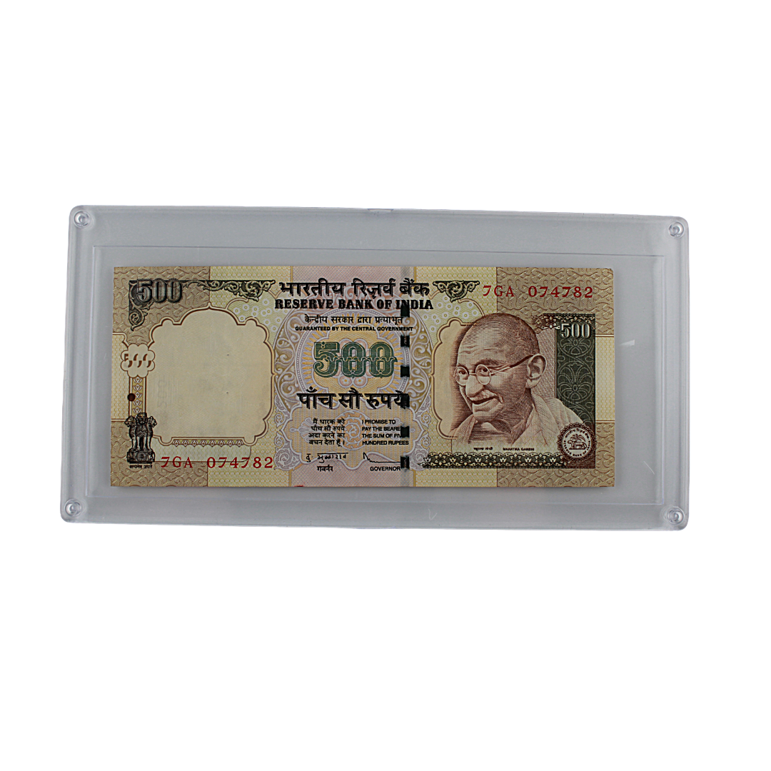 India 500 Rupees Banknote - 2009 - Reserve Bank of India - Mahatma Gandhi - Demonetized (PSV 5)