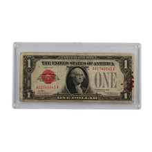 Load image into Gallery viewer, $1 U.S. Note - Series 1928 - Red Seal miscut (PSV 35)
