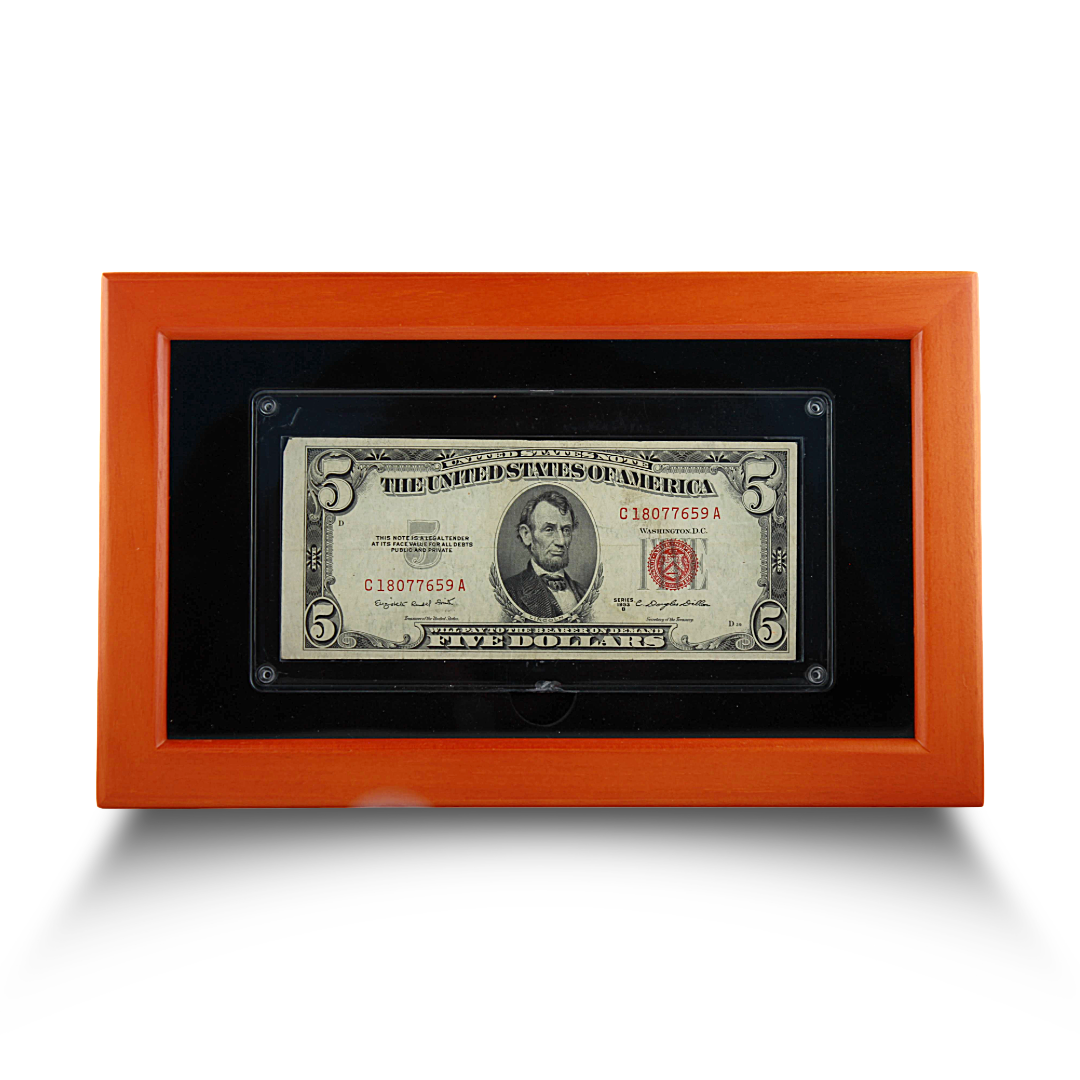 $5 U.S. Legal Tender Note – Series 1953 B - Red Seal (PSV 20)