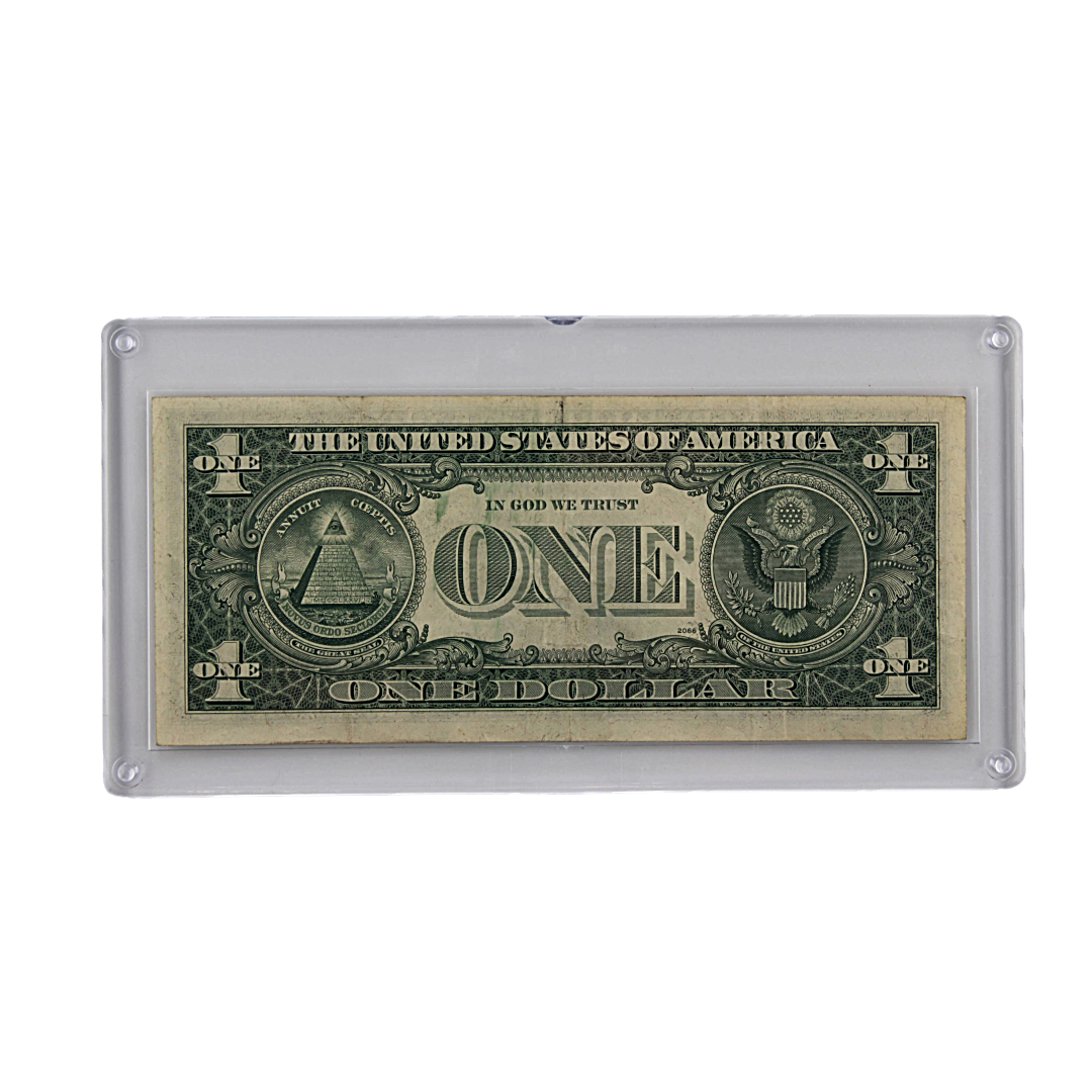 $1 U.S. Note - Series 1974 miscut (PSV 10)