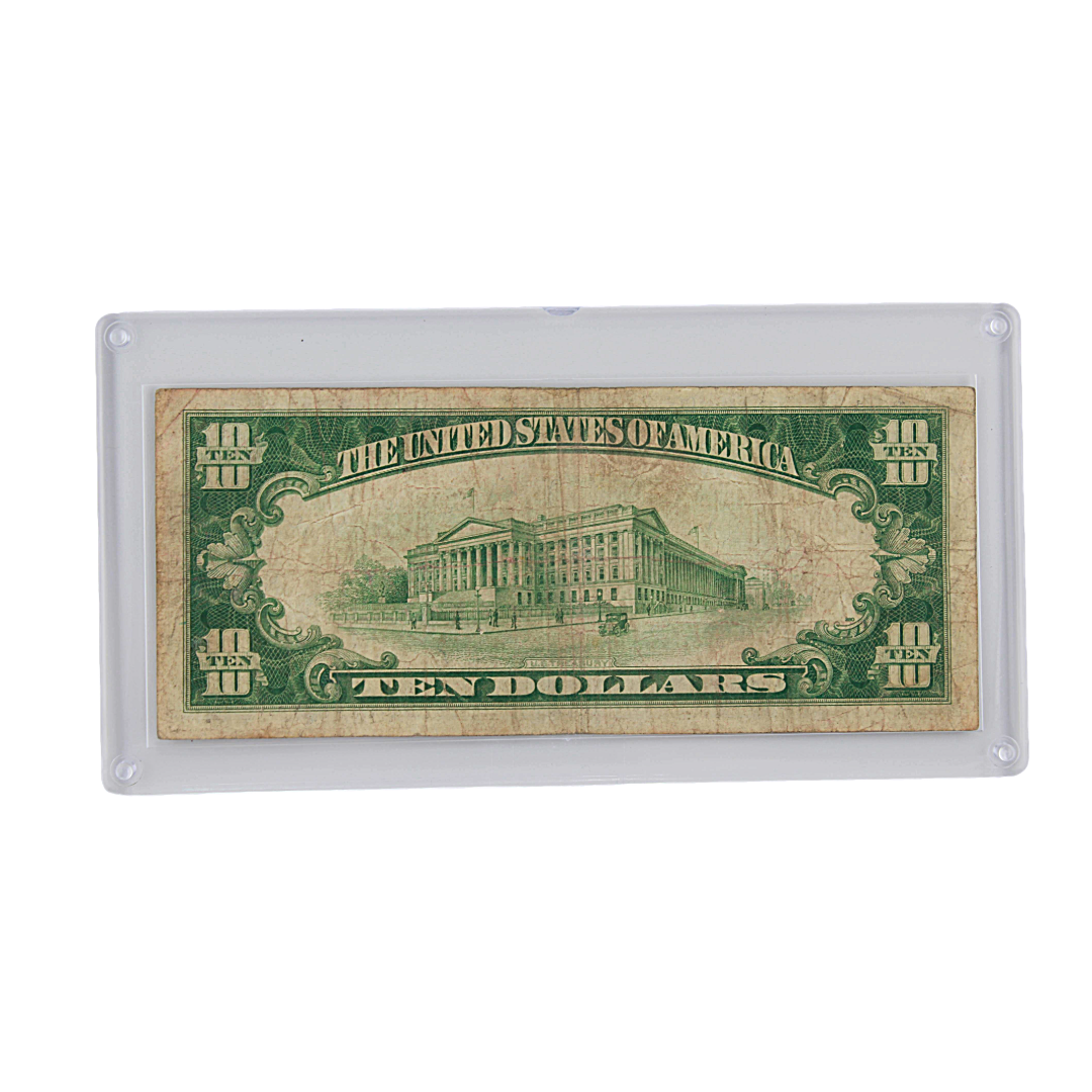 $10 Federal Reserve Note - Series 1928A - Hamilton Miscut (PSV 25)