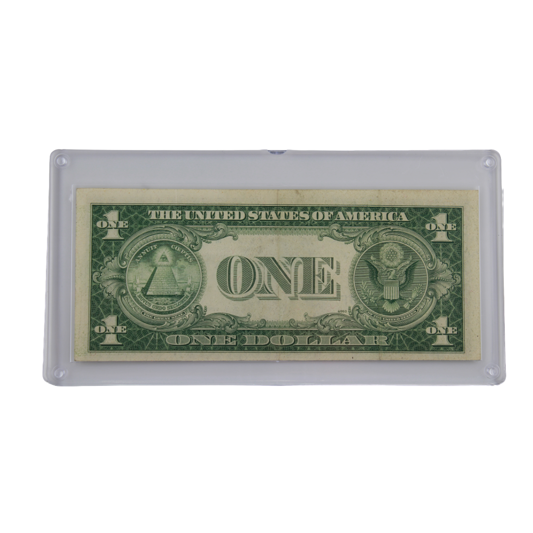 $1 U.S. Note - Series 1935D Blue Seal miscut (PSV 25)