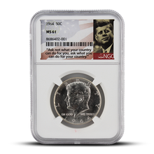 Load image into Gallery viewer, 1964 50C - MS61 - NGC John F. Kennedy Signature Label
