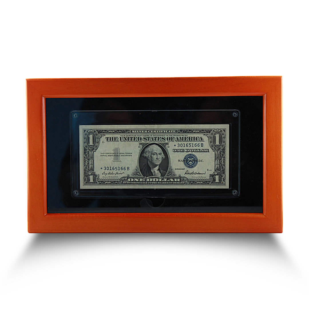 $1 Silver Certificate - Series 1957 Blue Seal Star Note (PSV 25)