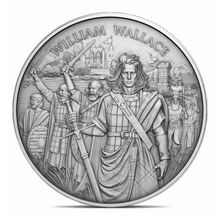 Load image into Gallery viewer, Legendary Warriors William Wallace 1 Oz Silver Round
