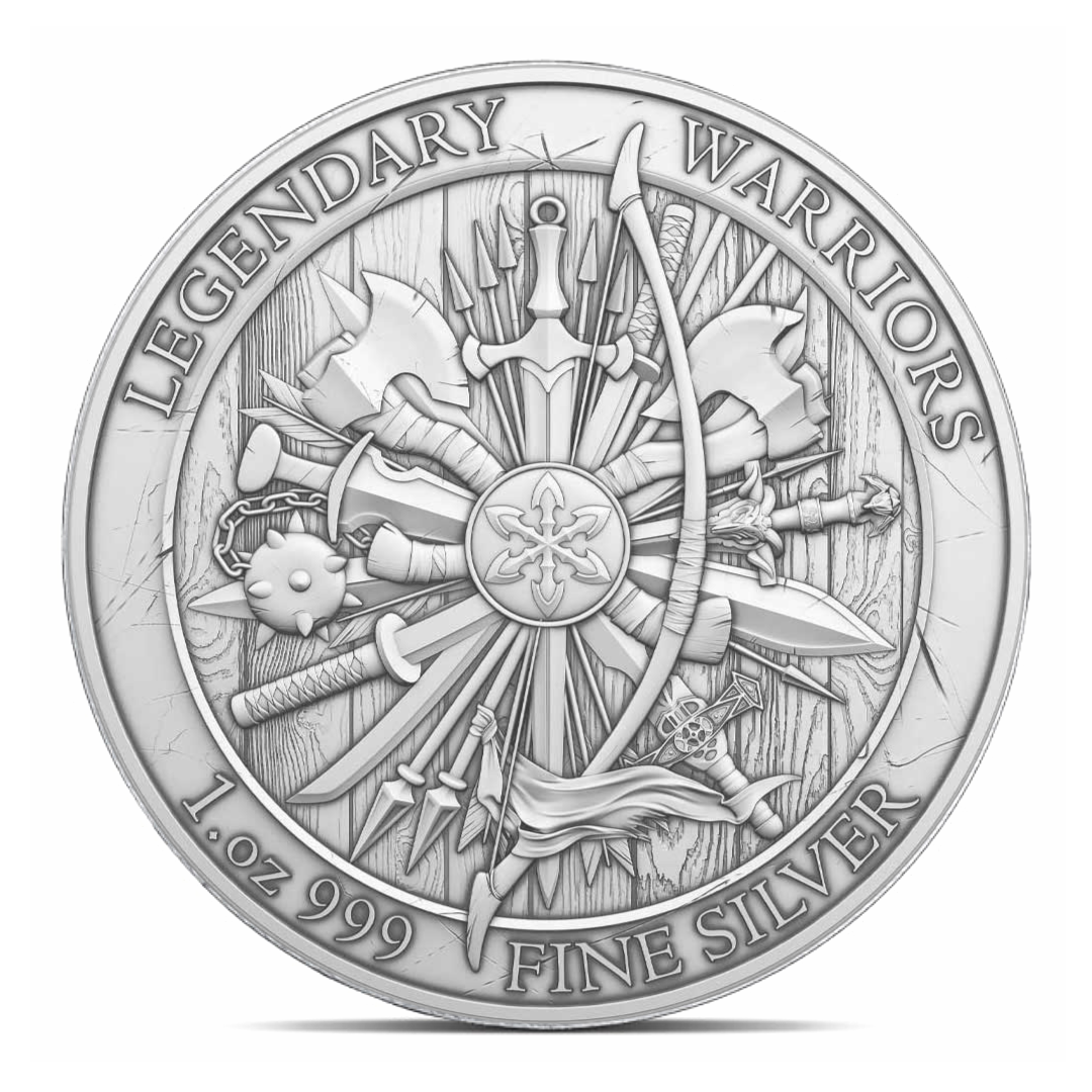 Legendary Warriors Miyamoto Musashi 1 Oz Silver Round