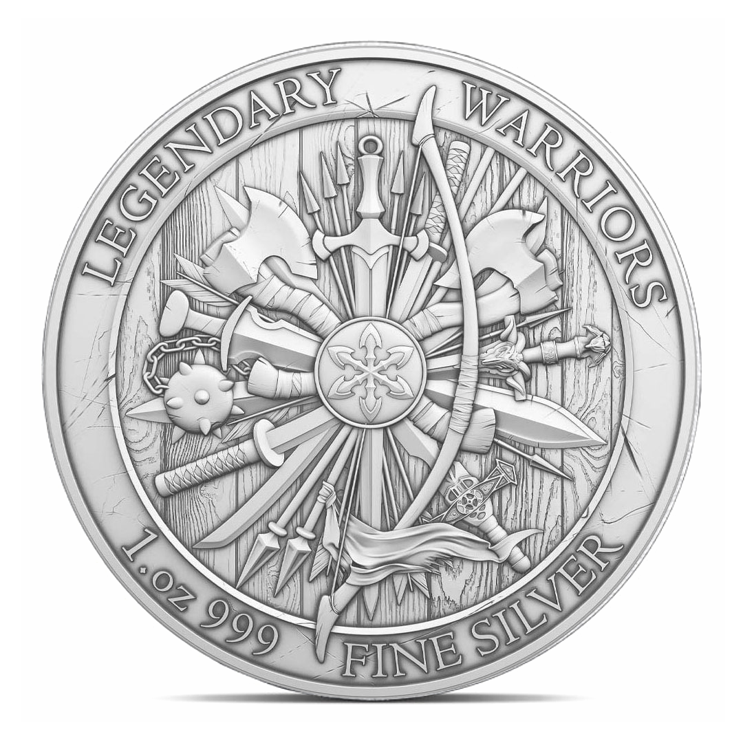 Legendary Warriors William Wallace 1 Oz Silver Round