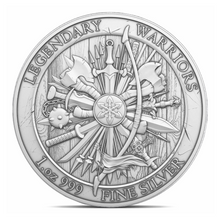 Load image into Gallery viewer, Legendary Warriors William Wallace 1 Oz Silver Round
