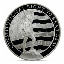 Load image into Gallery viewer, 1 oz Silver Round – Second Amendment – Golden State Mint – .999 Fine Silver
