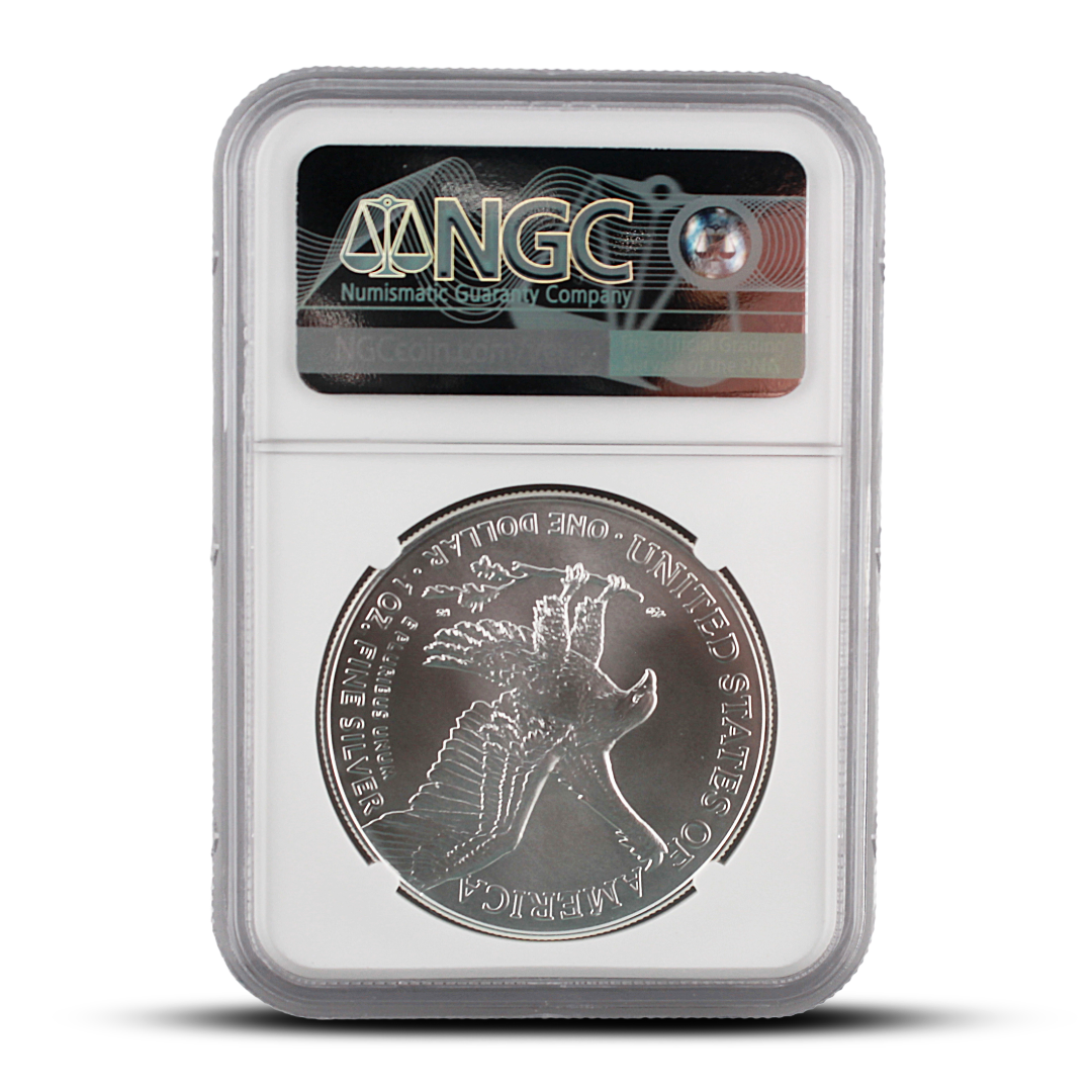 2026(W) 1 oz American Silver Eagle - NGC MS70 - West Point Mint - Eagle 40th Anniversary Label (PSV 20)