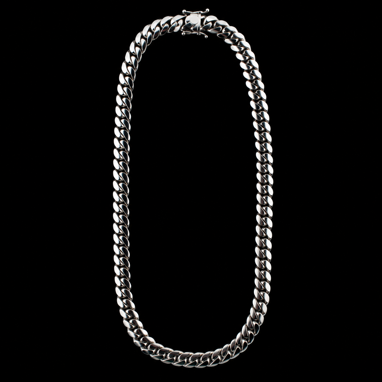 MetalStacks .9999 Handmade Cuban Link Chain - 24 Inch - 250 Grams - .999 Pure Silver