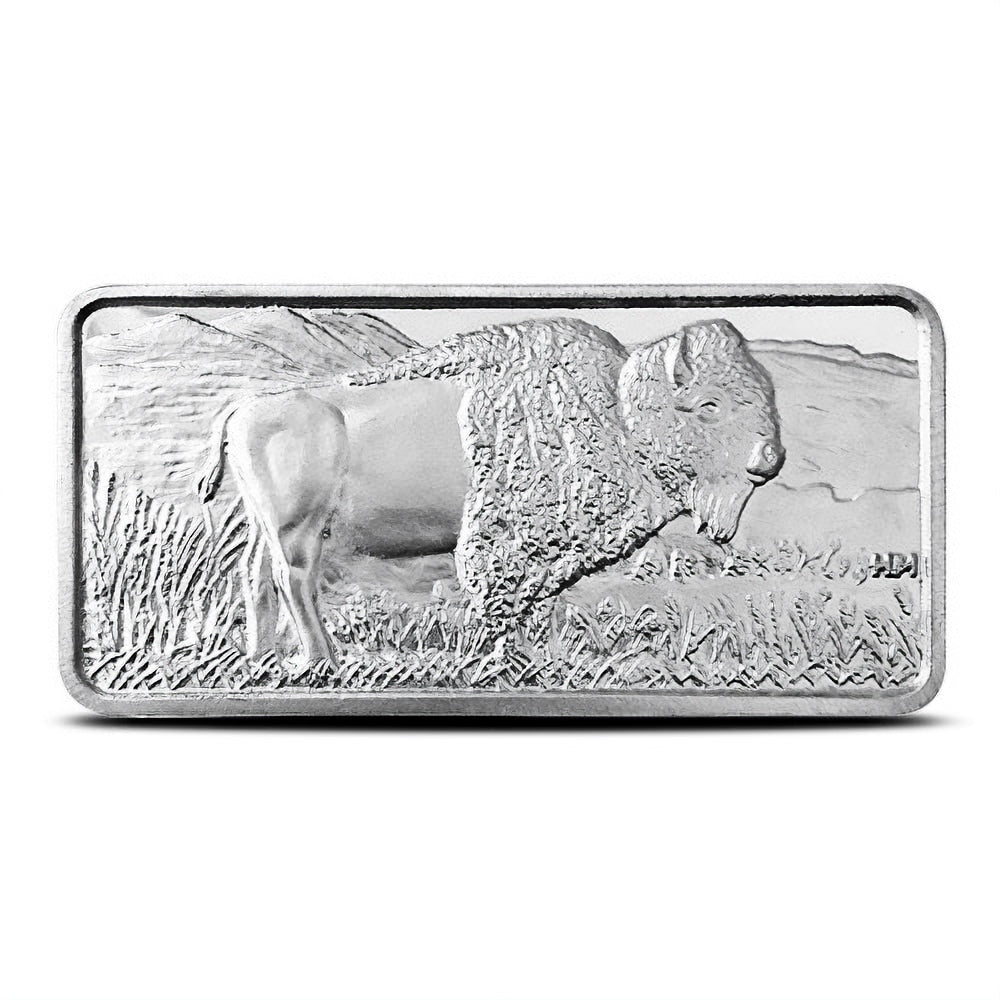 10 Oz Highland Mint Buffalo Silver Bar
