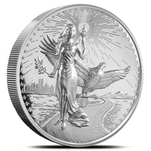 Load image into Gallery viewer, 2021 10 Oz American Virtues Independence Silver Round (Ultra High Relief)(SOLD OUT)
