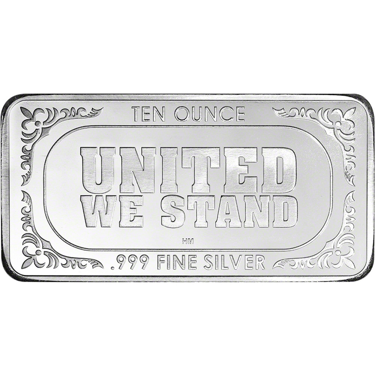 10 Oz Highland Mint Flag Silver Bar
