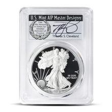 Load image into Gallery viewer, 2019-W American Silver Eagle PR70DCAM  (FDI) Thomas Cleveland Signed (PSV 100)
