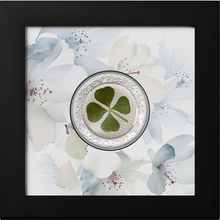 Load image into Gallery viewer, 2023 Palau 1 Oz Four Leaf Clover Silver Coin (SOLD OUT)
