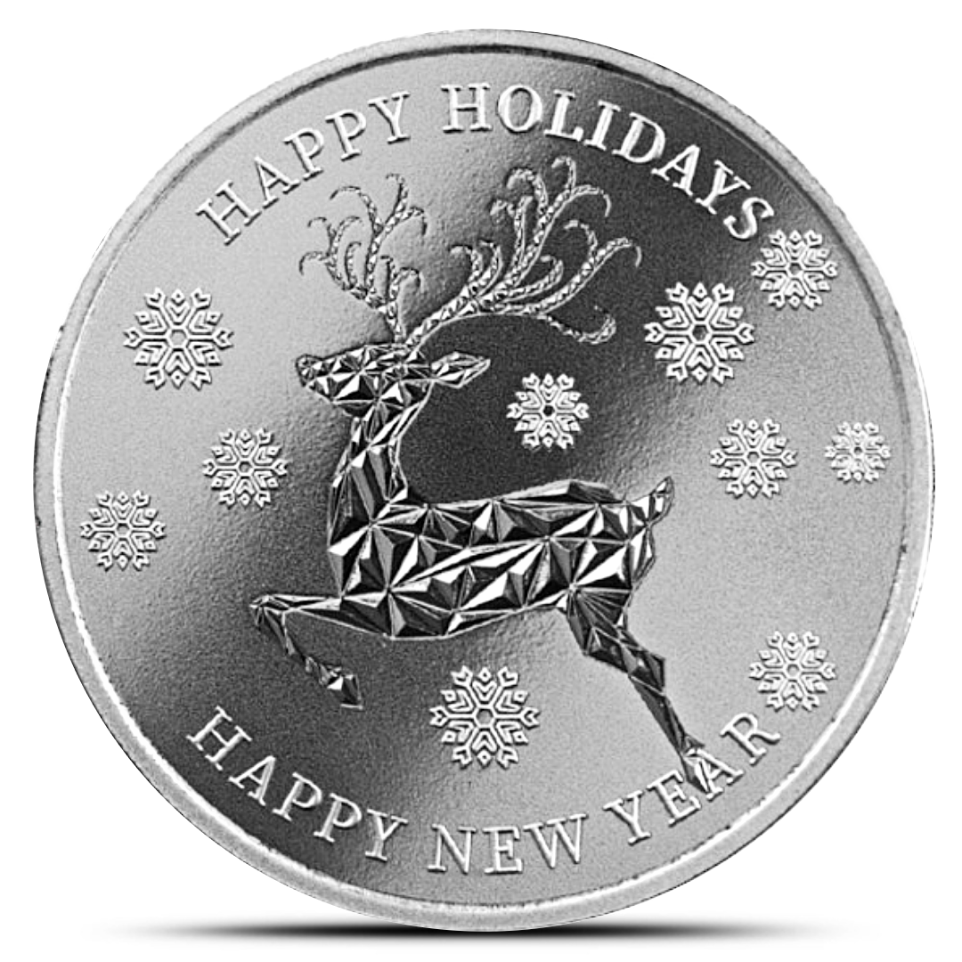 2024 Asahi Holidays 1 Oz Silver Round