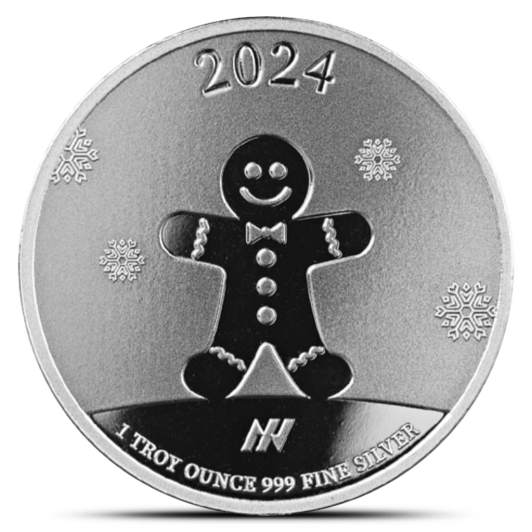 2024 Asahi Holidays 1 Oz Silver Round