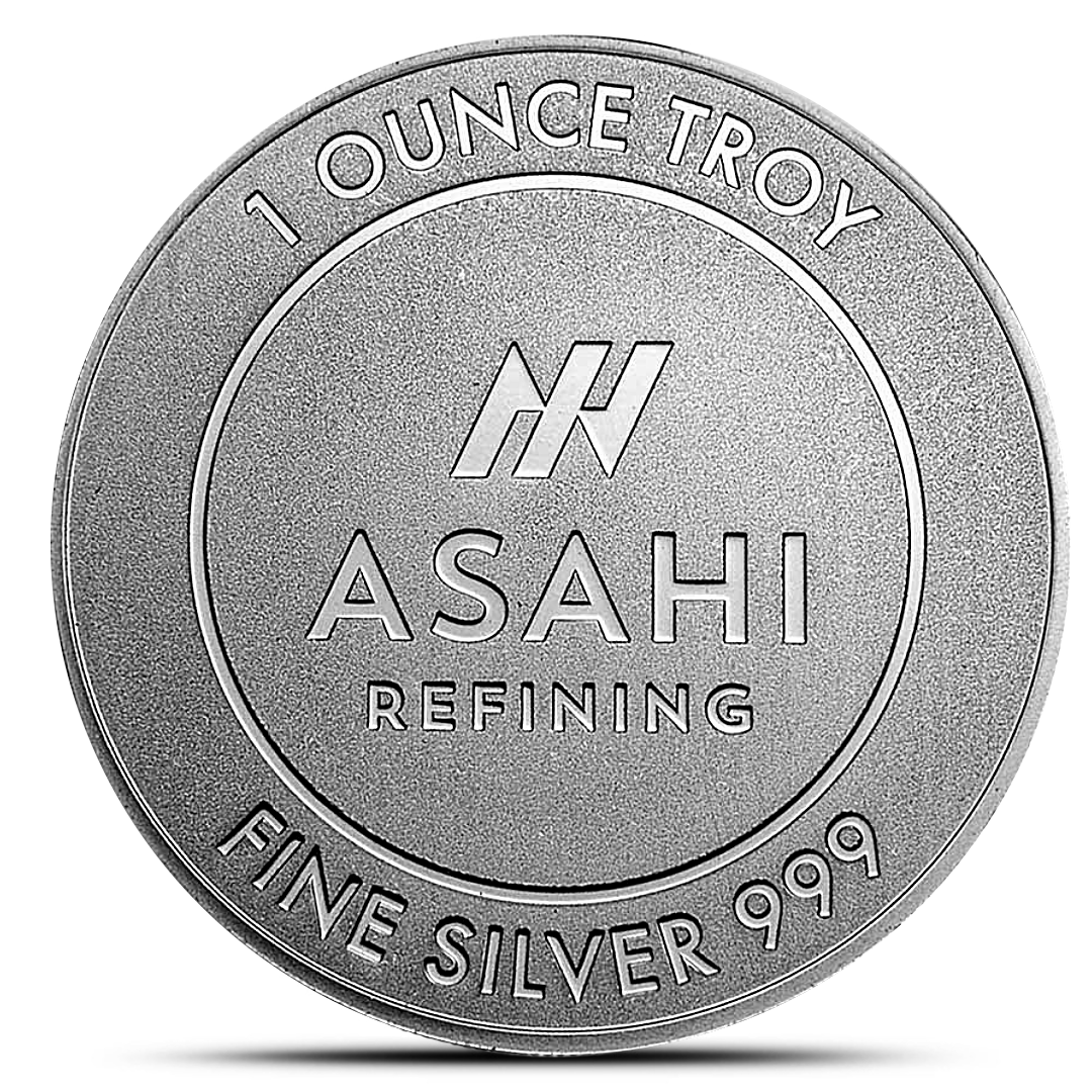 1 Oz Asahi Silver Round