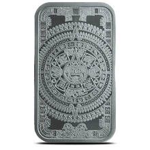 Load image into Gallery viewer, 1 Oz Silver Bar Aztec Calendar
