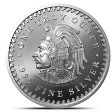 Load image into Gallery viewer, Aztec Calendar 1 Oz Silver Round
