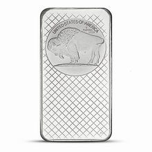 Load image into Gallery viewer, 10 Oz SilverTowne Buffalo Silver Bar
