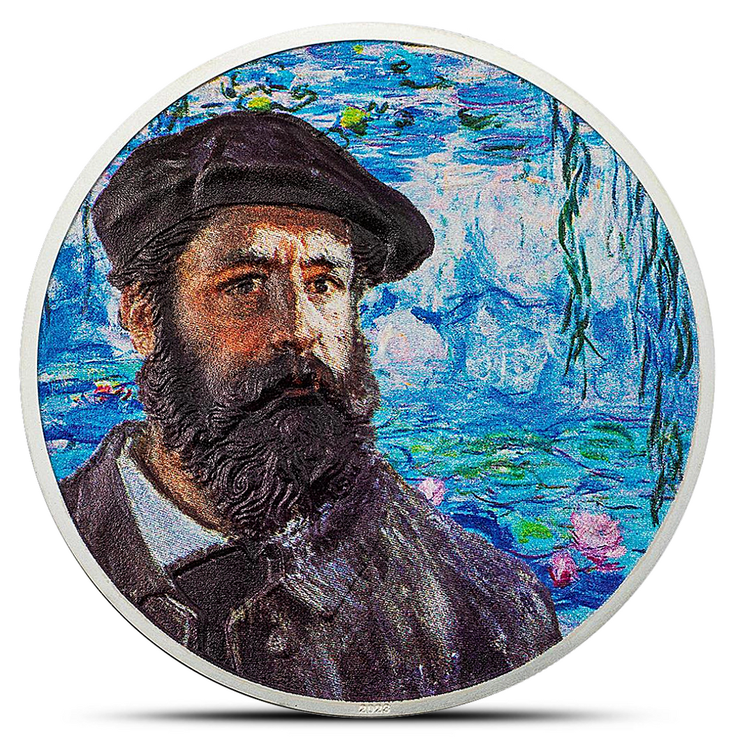2023 Cook Islands 2 Oz Silver Masters of Art: Claude Monet