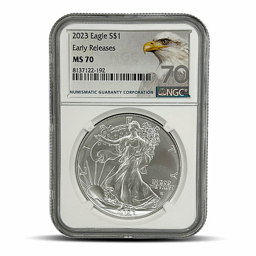 2023 Eagle S$1 Early Release MS70 Metalstacks