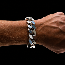 Load image into Gallery viewer, MetalStacks .9999 Handmade Cuban Link Bracelet - 196 Grams - .9999 Pure Silver
