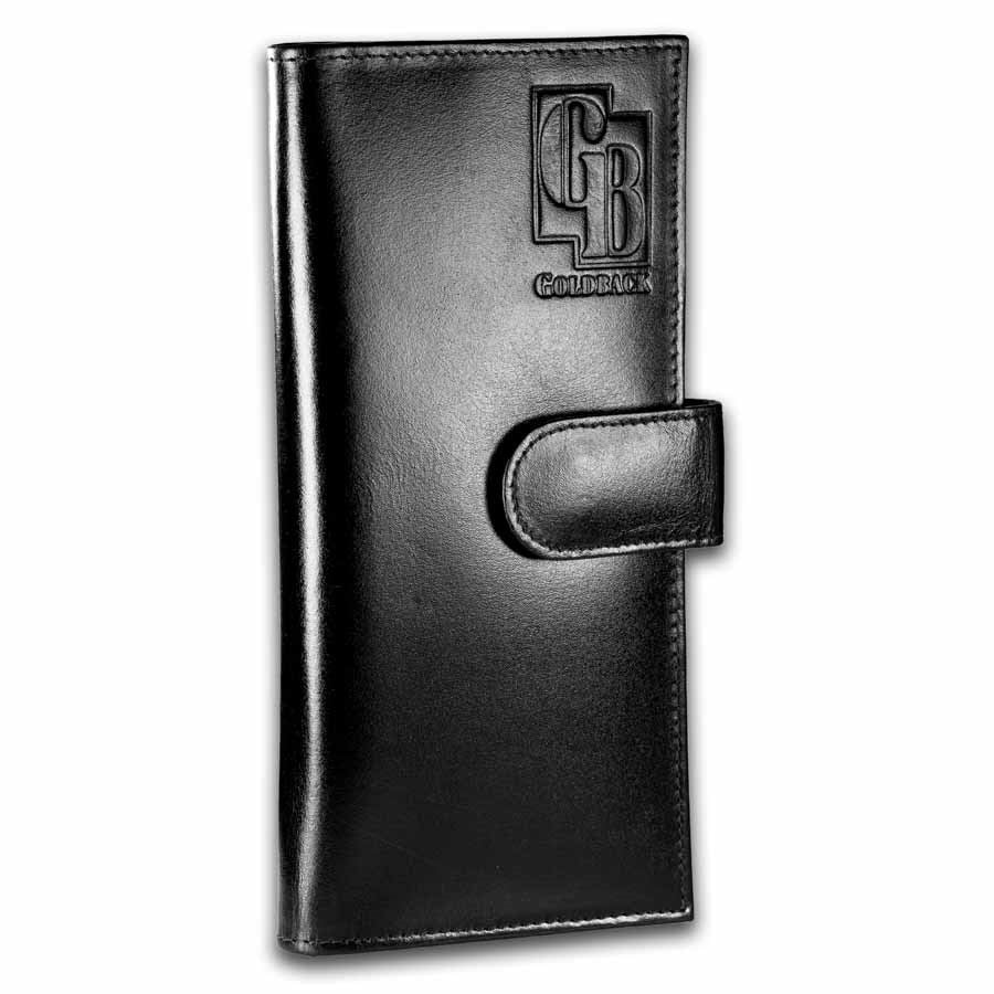 Goldback Wallet - Black Leather