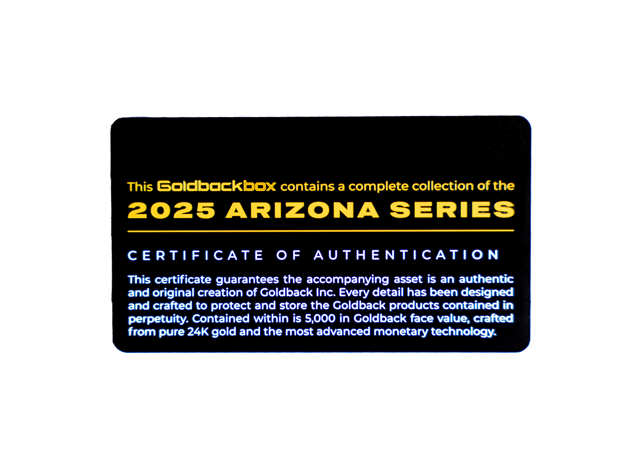 The Goldback Box - Arizona 2025 Series