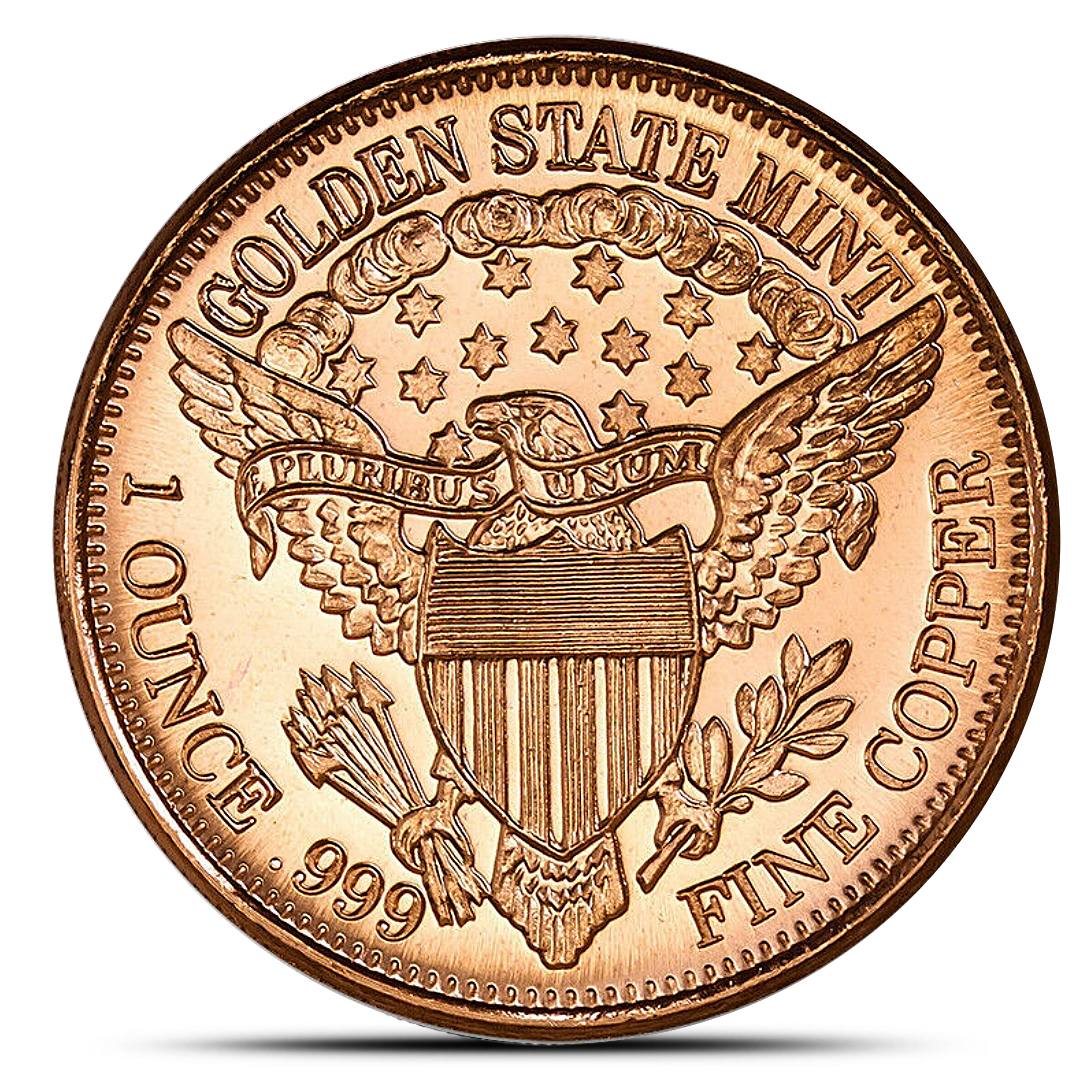 1 Oz Morgan Copper Round