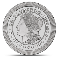 Load image into Gallery viewer, 1 Oz SilverTowne Morgan Stackable Silver Round
