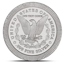 Load image into Gallery viewer, 1 Oz SilverTowne Morgan Stackable Silver Round
