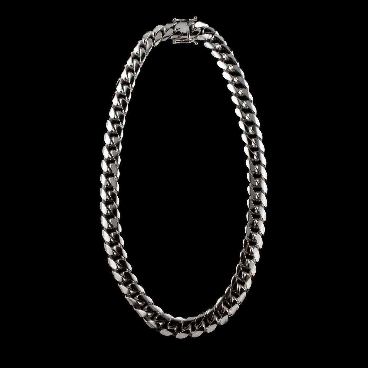 MetalStacks .9999 Handmade Cuban Link Chain - 24 Inch - 500 Grams - .999 Pure Silver