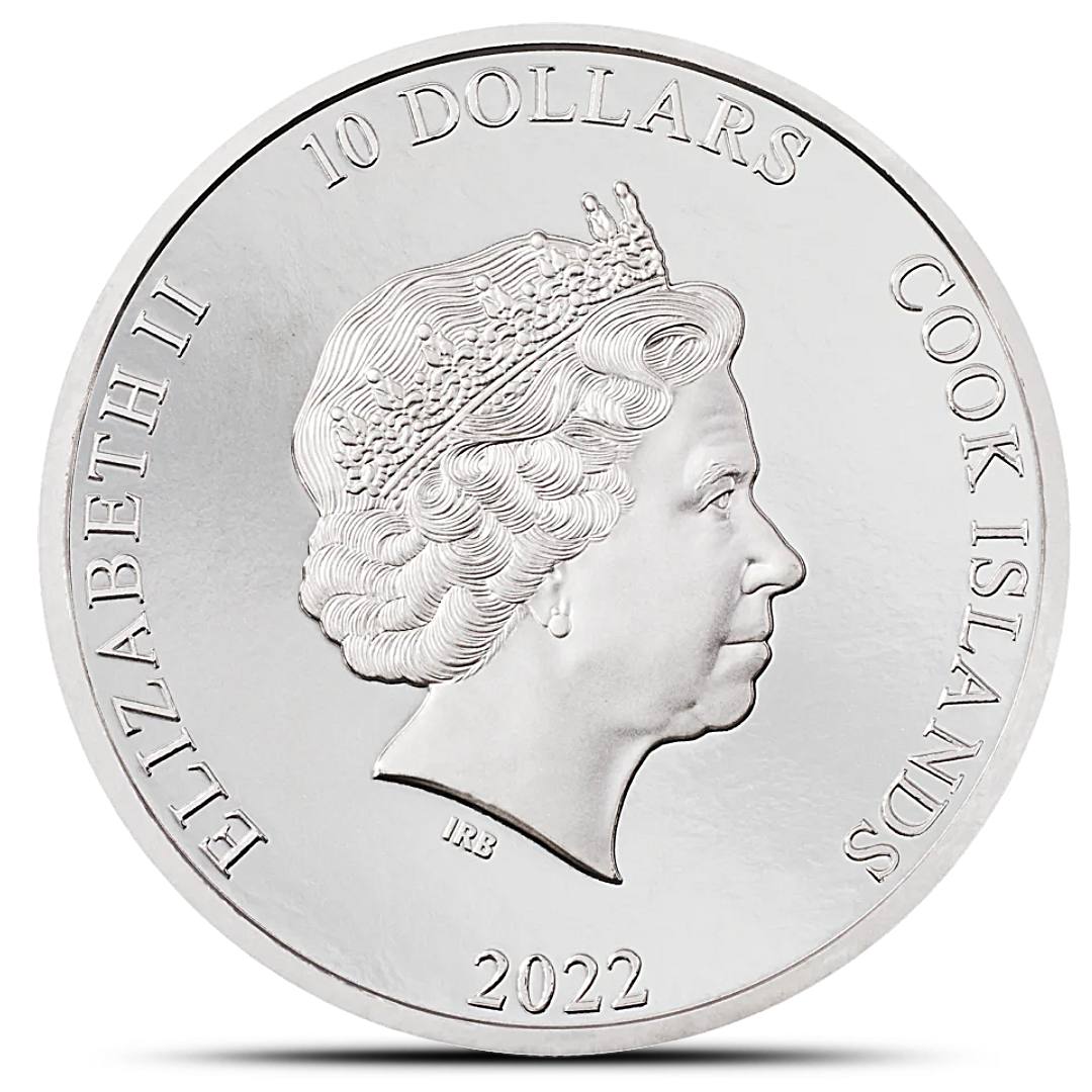2022 2 Oz Silverland - The Rock Silver Coin
